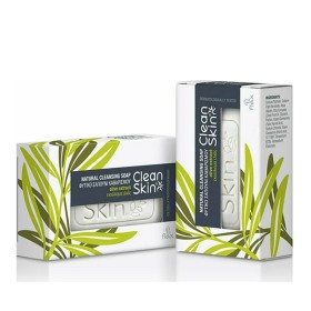 CLEANSKIN Natural Cleansing Soap With Olive Extract Φυτικό Σαπούνι Προσώπου & Σώματος με Εκχύλισμα Ελιάς 100g