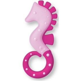 NUK Teething Ring 3m+ Hippocampus Pink