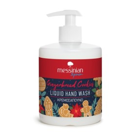 Messinian Spa Liquid Hand Wash Κρεμοσάπουνο Χεριών Gingerbread Cookies 400ml