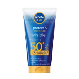 Nivea Sun Protect & Moisture Invisible Finish Spf50+ Lotion Αντηλιακό Γαλάκτωμα Προσώπου & Σώματος 150ml Nivea Sun Protect & Moisture Invisible Finish Spf50+ Lotion Αντηλιακό Γαλάκτωμα Προσώπου & Σώματος 150ml