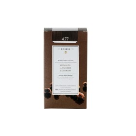 KORRES Βαφή Argan Oil Advanced Colorant 4.77 Καστανό Σκούρο Σοκολατί 50ml