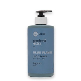 PANTHENOL EXTRA Blue Flames 3in1 Cleanser Ανδρικό Καθαριστικό για Πρόσωπο & Σώμα & Μαλλιά 500ml
