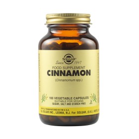 Solgar Cinnamon για Γαστροπεπτικές Διαταραχές 100 Φυτικές Κάψουλες