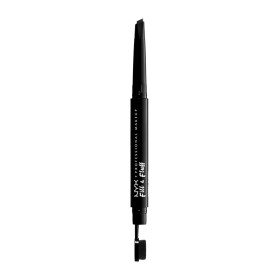 NYX PROFESSIONAL MAKE UP Fill & Fluff Eyebrow Pomade Pencil Black Μολύβι Φρυδιών με Απαλή Μύτη 0.2g