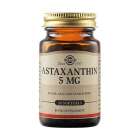 Solgar Astaxanthin 5mg για την Υγεία των Ματιών 30 Μαλακές Κάψουλες
