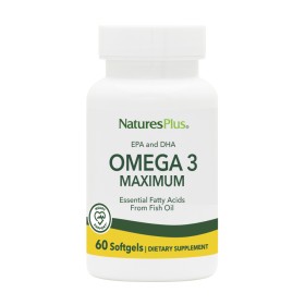 Natures Plus Epa & Dha Omega-3 Maximum Ωμέγα 3 Λιπαρά 60 Μαλακές Κάψουλες