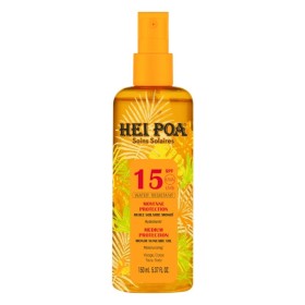 HEI POA Suncare Monoi Dry Oil SPF15 Ξηρό Αδιάβροχο Αντηλιακό Λάδι για Σώμα & Μαλλιά & Πρόσωπο 150ml