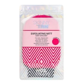 SKINNY TAN Exfoliating Mitt Γάντι Aπολέπισης σε Χρώμα Ροζ & Μαύρο 1 Τεμάχιο