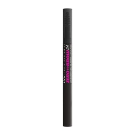Nyx Professional Make Up Zero To Brow Longwear Gel Black Διπλό Απλικατέρ Φρυδιών 2ml