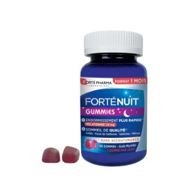 FORTE PHARMA Forte Nuit Gummies Vitamins to Improve Sleep with Blueberry Flavor 30 Gummies