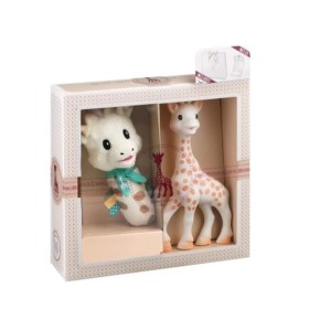 Sophie La Giraffe Gift Set Σετ Δώρου με την Σόφι & Μια Kουδουνίστρα πιου-Πιου 2 Τεμάχια