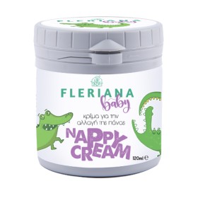 Power Health Fleriana Baby Nappy Cream Βρεφική Κρέμα Αλλαγής Πάνας 120ml