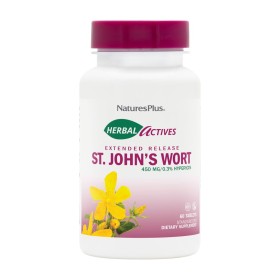 Natures Plus St.johns Wort Extended Release.450 Mg συμπλήρωμα για την Κατάθλιψη 60 Ταμπλέτες Natures Plus St.johns Wort Extended Release.450 Mg συμπλήρωμα για την Κατάθλιψη 60 Ταμπλέτες