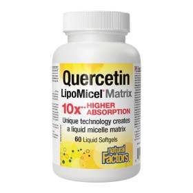 Natural Factors Quercetin LipoMicel Matrix 250 mg κατά των Αλλεργιών 60 Μαλακές Κάψουλες Natural Factors Quercetin LipoMicel Matrix 250 mg κατά των Αλλεργιών 60 Μαλακές Κάψουλες
