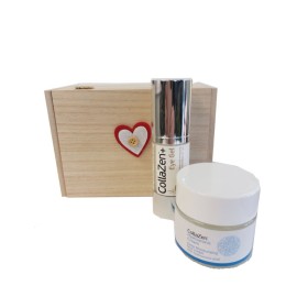 COLLAZEN Love Box Hyaluronic Face Cream Moisturizing Face Cream with Hyaluronic 50ml & Eye Gel Rejuvenating Eye Gel 30ml