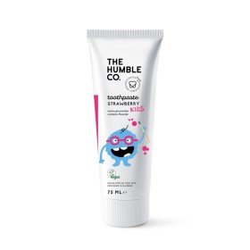THE HUMBLE CO Kids Natural Toothpaste Children's Toothpaste with Strawberry Flavor 75ml