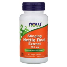 NOW Stinging Nettle Root Extract 250mg Συμπλήρωμα με Εκχύλισμα Τσουκνίδας για την Υγεία του Προστάτη 90 Κάψουλες