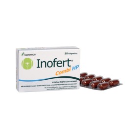 ITALFARMACO Inofert Combi HP για Ενίσχυση της Θεραπείας Ορμονικών και Μεταβολικών Διαταραχών 20 Κάψουλες