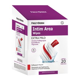 Frezyderm Intim Area Wipes Ph4 Extra Mild Μαντηλάκια Καθαρισμού για την Ευαίσθητη Περιοχή 20 Τεμάχια