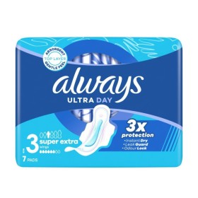 Always Ultra Super Extra Σερβιέτες Μέγεθος 3 7 Τεμάχια Always Ultra Super Extra Σερβιέτες Μέγεθος 3 7 Τεμάχια