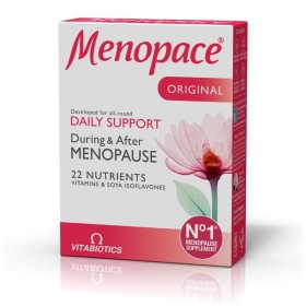 VITABIOTICS Menopace Original Συμπλήρωμα για Πριν & Μετά την Εμμηνόπαυση 30 Ταμπλέτες
