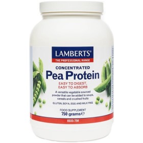 LAMBERTS Concentrated Pea Protein Πρωτεϊνη Από Μπιζέλια Ιδανική Για Χορτοφάγους 750g