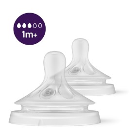 Philips Avent Natural Response Θηλή Σιλικόνης 1m+ 2 Τεμάχια (Scy963/02)