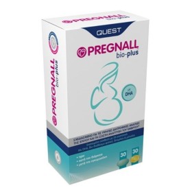 Quest Pregnall Bio-Plus Συμπλήρωμα Διατροφής 30 Ταμπλέτες & 30 Κάψουλες
