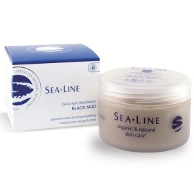 SEA LINE Dead Sea Treatment Black Mud Μάσκα Προσώπου & Σώματος με Μαύρη Λάσπη Νεκράς Θάλασσας 225ml