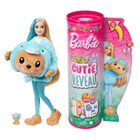 MATTEL BARBIE Cutie Reveal Κούκλα & Αξεσουάρ με 10 Εκπλήξεις Αρκουδάκι-Δελφίνι 1 Τεμάχιο