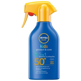 NIVEA Sun Kids Protect & Care Sun Spray SPF50+ Παιδικό Αντηλιακό Σπρέι 5 σε 1 270ml