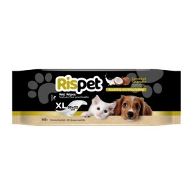 Rispet Υγρά Μαντήλια για Κατοικίδια Coconut & Keratin 54 Τεμάχια Rispet Υγρά Μαντήλια για Κατοικίδια Coconut & Keratin 54 Τεμάχια