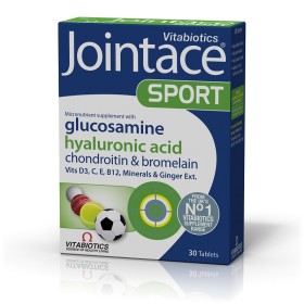 VITABIOTICS Jointace Sport Συμπλήρωμα για την Υγεία των Αρθρώσεων με Υαλουρονικό Οξύ 30 Ταμπλέτες