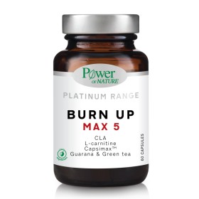 Power Health Platinum Range Burn Up Max-5 με Ταρταρική L-Καρνιτίνη 60 Κάψουλες