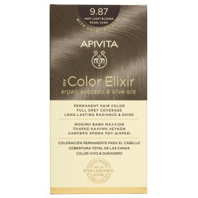 APIVITA My Color Elixir Βαφή Μαλλιών 9.87 Ξανθό Πολύ Ανοιχτό Περλέ Μπεζ 50ml & 75ml