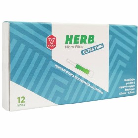 HERB Πίπες Τσιγάρων HERB Micro Filter Ultra Thin 6.2mm 12 Τεμάχια