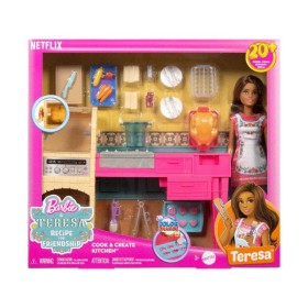 Mattel Barbie & Teresa Recipe for Friendship Σετ Κουζίνα & Κούκλα Teresa από 3+ Ετών Mattel Barbie & Teresa Recipe for Friendship Σετ Κουζίνα & Κούκλα Teresa από 3+ Ετών