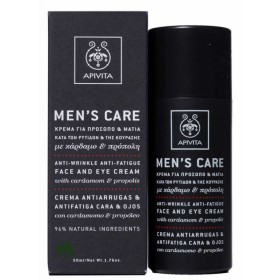 Apivita Mens Care Κρέμα Προσώπου & Ματιών κατά των Ρυτίδων & της Κούρασης 50ml