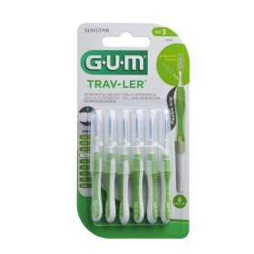 GUM Interdental Brushes Trav-Ler Tapered 1414 1.1mm 6 Pieces