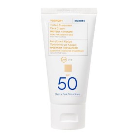 Korres Yoghurt Tinted Sunscreen Face Cream Protect & Hydrate Αντηλιακή Κρέμα Προσώπου με Χρώμα Spf50 50ml Korres Yoghurt Tinted Sunscreen Face Cream Protect & Hydrate Αντηλιακή Κρέμα Προσώπου με Χρώμα Spf50 50ml