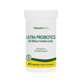 NATURES PLUS Probiotics Ultra Συμπλήρωμα Προβιοτικών 60 Φυτικές Κάψουλες