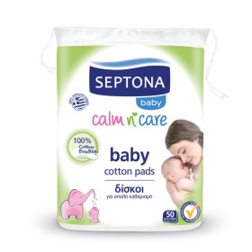 Septona Calm N Care Βρεφικοί Δίσκοι για Απαλό Καθαρισμό 50 Τεμάχια Septona Calm N Care Βρεφικοί Δίσκοι για Απαλό Καθαρισμό 50 Τεμάχια