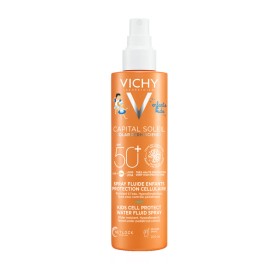 Vichy Capital Soleil Kids Spf50+ Spray Παιδικό Αντηλιακό Spray Capital Soleil για Πρόσωπο & Σώμα 200ml Vichy Capital Soleil Kids Spf50+ Spray Παιδικό Αντηλιακό Spray Capital Soleil για Πρόσωπο & Σώμα 200ml