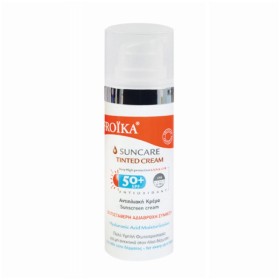 Froika Suncare Tinted Cream Spf50+ Αδιάβροχη Αντηλιακή Κρέμα Προσώπου με Χρώμα 50ml