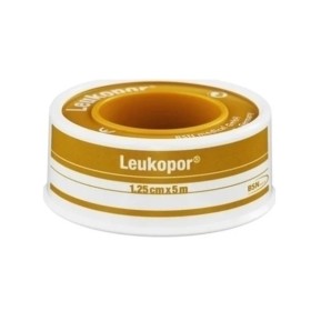 LEUKOPOR Adhesive Bandage Tape 1,25cmx5m 1 Piece