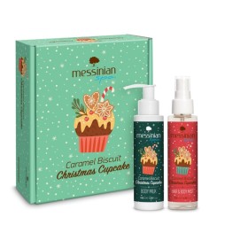 Messinian Spa Promo Caramel-Biscuit Xmas Cupcake Box 2 - Body Milk Γαλάκτωμα Σώματος 100ml & Hair & Body Mist 100ml Messinian Spa Promo Caramel-Biscuit Xmas Cupcake Box 2 - Body Milk Γαλάκτωμα Σώματος 100ml & Hair & Body Mist 100ml