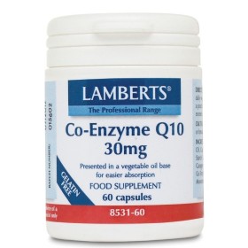 LAMBERTS Co-Enzyme Q10 30mg  Συμπλήρωμα για Ενίσχυση της Καρδιάς & του Ανοσοποητικού 60 Κάψουλες
