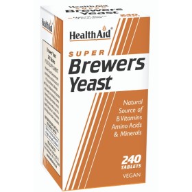 HEALTH AID Super Brewers Yeast Συμπλήρωμα Διατροφής με Μαγιά Μπύρας για Ενίσχυση του Νευρικού & Ανοσοποιητικού Συστήματος  240 ταμπλέτες