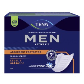 TENA Pants Men Active Fit Level 3 Men's Pads Moderate Incontinence 8 Pieces