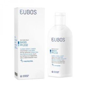 EUBOS Liquid Washing Emulsion Blue Unscented Face & Body Cleansing Liquid 200ml
